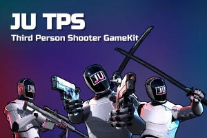 JU TPS 3 - Third Person Shooter GameKit + Vehicle Physics