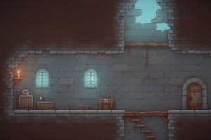 Pixel Art Platformer - Dungeon