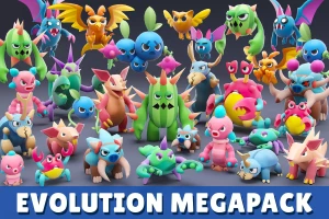 Cartoon Characters - Mega Pack