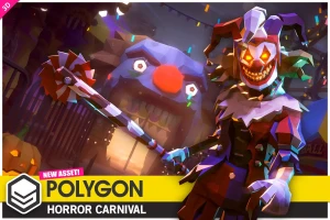 POLYGON Horror Carnival - Low Poly 3D Art by Synty