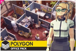 POLYGON Office - Low Poly 3D Art by Synty